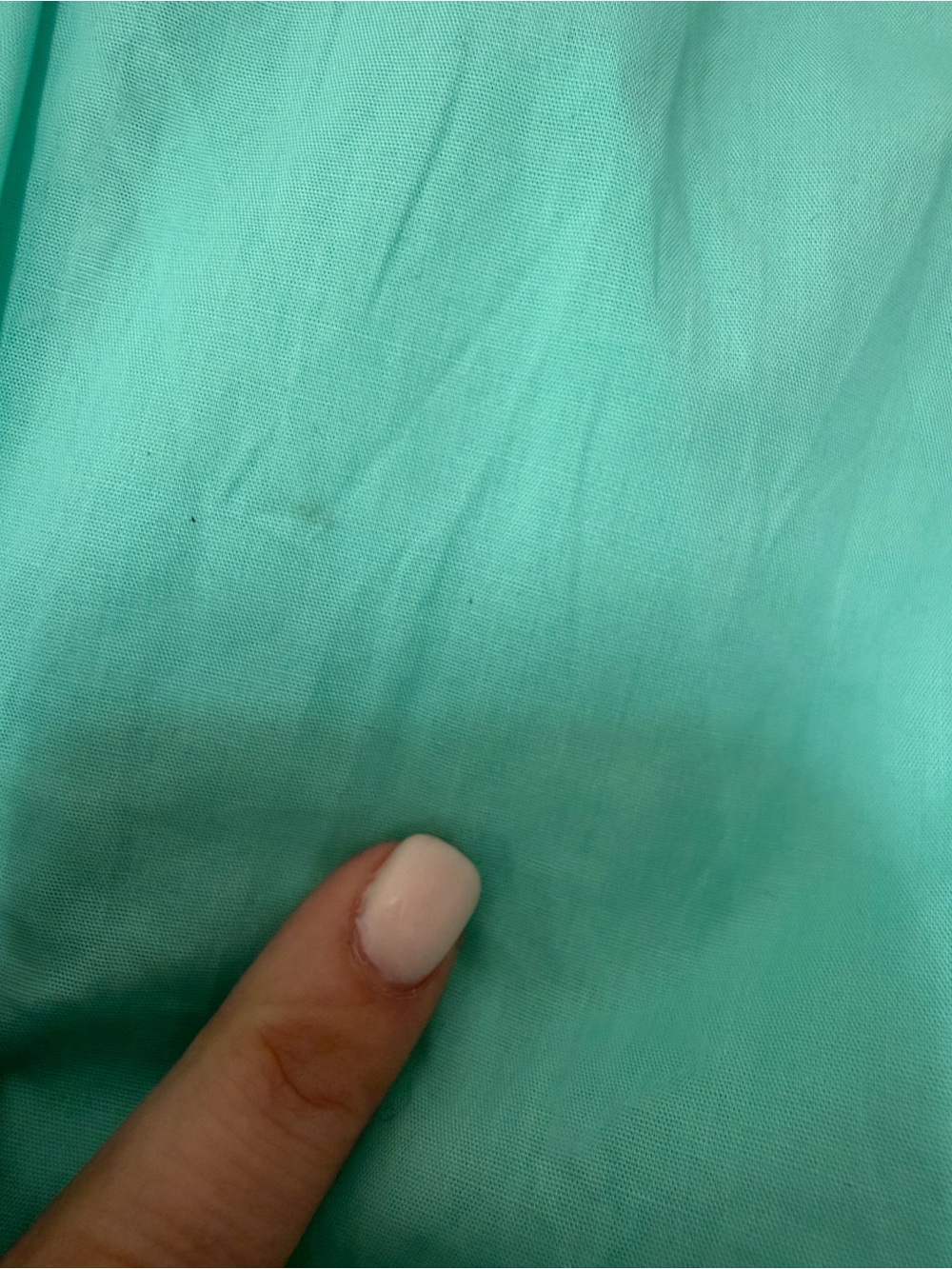 Versona Seafoam Ruffle Neck Blouse - Picture 7 of 7